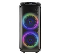 Music Sound SOUND BOX, Speaker Bluetooth Portatile, 110W, Luci RGB Sync, True Wireless, Maniglia e Ruote, 3 Ore di Autonomia, Audio Potente per Party Outdoor