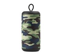 Music Sound | SPEAKER Vertical | Cassa Speaker Bluetooth 5.0 Outdoor - 5 Watt di Potenza - PlayTime 4 Ore - Ricarica 1,5 Ore - Entrate micro SD, USB key e Cavo AUX - Fantasia Camouflage