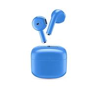 Music Sound SWAG Auricolari Wireless a Capsula, Bluetooth, 12 Ore di Riproduzione, Auto Pairing, Controlli Touch, Case Compatto - Azzurro