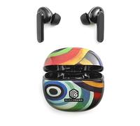 Music Sound | TWS in Ear | Cuffiette Auricolari Bluetooth con Custodia di Ricarica - PlayTime 5h - Fantasia"Cerchio", One Size