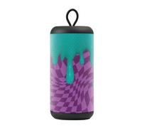 Music Sound - VERTICAL - Cassa Speaker Bluetooth - 5 WATT - Wireless - Play Time 4 Ore - Bluetooth 5.0 - Viola/Azzurro