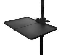Music Stand Tray, Multifunctional Projector Tripod Holder, Sturdy Camera Pallet, Black, Portable for Outdoor Movies, Stage, and Meeting Rooms, 5.91x0.79 inches