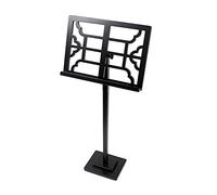 Music Stands Professional Wooden Orchestra Sheet Music Stand Angle Adjustable Laptop Stand - Portable Violin Guitar Music Book Holder Instrument Accessories (Color : Black Size : A) (Black B)