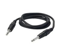 MUSIC STORE Instrument Cable Standard 3 m (Black) - Cavo per strumenti