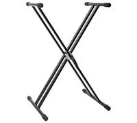 Music Store KB-8 - Supporto per tastiera doppio "X", fino a 30 kg