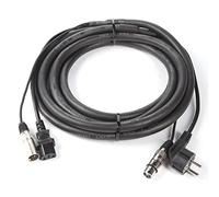 MUSIC STORE MCC-01 power/signal cable 5m Schuko-IEC/XLR-XLR, AUDIO - Cavo audio