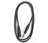 XLR, jack, presa maschio, per stereo, nero, 150 cm