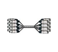 MUSIC STORE Studio Multi-Core Eco-8 [XLR (M) > XLR (F)] 3 m - Cavo multicore analogico