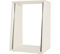 MUSIC STORE Studiorack 16HE Birch MP Kit white, 7° - Rack da studio