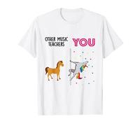 music teacher Funny Unicorn Maglietta