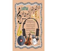Music Themed Journal for Mental Health, Wellness, and Self Care