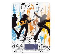 Music Tones Guitar bariatric Food Scale mini 5 kg/5 g, display LCD grammo bilancia digitale con 4 unità per cottura cottura spezie báscula para cocina