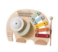 Music Toys, Baby Elephant Xylophone, Kids Percussion Set, Educational Sound , Colorful Keys Design, Safe Rounded Edges, Skill Development, Fun Learning, Gift Ready, Nursery, 27x20cm