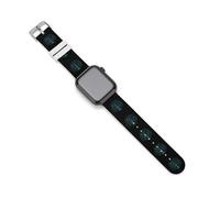 Music Tree, cinturini di ricambio in silicone per orologio sportivo, compatibili con Apple Watch, 38mm/40mm, Acciaio inossidabile, Ametista