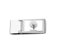 Music Trees Flourish Art Deco Fashion Slim Money Clip in acciaio inox titolare Pocket Wallet