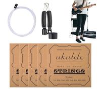 Music Wires, Uke Polymer Replacements, Premium Luthier Component Kit, Precision Engineered Tension, Smooth Fingerboard Playability, Top Performance Category Gear, Five Bundles Soft Nylon
