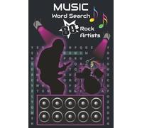 Music Word Search 80's Rock Puzzle Book: Word Searches with Easy to Read Print about 80's Music Artists and Rock bands from the 80's | 6x9 inches, 110 ... the glory days of the 80s with every puzzle