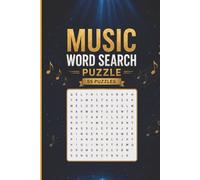 Music Word Search Puzzle: 55 Puzzles Word Search Fun & Challenging about Music and More | 6x9 inches, 110 pages | Gift for Music & Musicians Lover