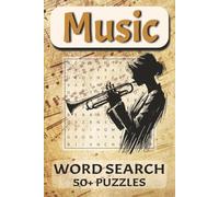 Music Word Search Puzzle Book: Word Searches with Easy to Read Print about Music Genres, Musical Instruments, Music Composers, and More | 6 x 9 ... Gift for Vacations, Holidays, and Free Time