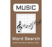 Music Word Search Puzzle Book:: Word Searches with Easy to Read Print about Music, Instruments and more | 6x9 inches, 110 pages |50+ Puzzles... Gift for Vacation, Holidays and Free Times