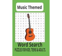 Music word search puzzle book: Word Searches with Easy to Read Print about Music, musical instruments , and More | 6x9 Inches, 110 Pages | 50+ ... ... Vacations, Holidays, and Free Times Paperback
