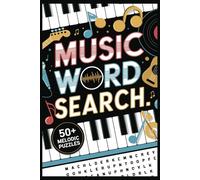 Music Word Search Puzzle: Word Searches With Easy To Read Print About Music, Rock Music, Country Music, Gospel Music, and More | 6x9 inches, 110 Pages ... Adults, Kids, Vacation, Relaxation, Free Time