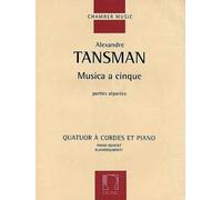 Musica A Cinque Pour Quatuor A Cordes Et Piano (Sheet Music)