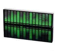 Musica a LED per display spettro, luce reattiva al suono con microfono | Microfono attivato dal suono, analisi FFT in tempo reale, modalità di illuminazione multiple, design compatto da 11 cm per