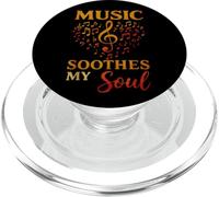 Musica Anima Chiave di Violino Note Retro Suono Emozionale PopSockets PopGrip per MagSafe