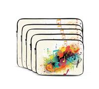 Musica astratta a tema Stampa Manica Del Computer Portatile Del Computer Portatile Del Computer Portatile di Modo Del Computer Portatile Borsa Del Computer Portatile Valigetta Durevole per Gli Uom
