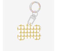 Musica astratta stampa a tema 1 Pc Dog Bone Shape ID tag a doppia faccia con portachiavi mestiere per animali domestici