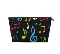 Musica, Borsa da toilette Borsa per trucco Borsa per cosmetici Borsa da toilette da viaggio portatile