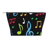 Musica, Borsa da toilette Borsa per trucco Borsa per cosmetici Borsa da toilette da viaggio portatile