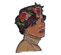 Musica cantante smalto pin spilla per zaini e vestiti, Klein, Metallo non prezioso