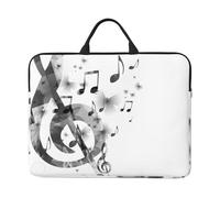 Musica con il tasto G, Custodia per laptop da 14 pollici, borsa per notebook, custodia per laptop, valigetta con maniglia
