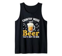 Musica Country E Birra Ecco perché Sono Qui Canotta