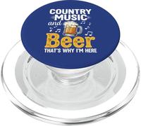 Musica country e birra Ecco perché sono qui PopSockets PopGrip per MagSafe