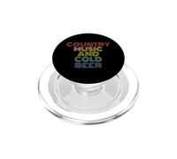 Musica country e birra fredda retrò anni '70 vintage PopSockets PopGrip per MagSafe