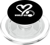 Musica Cuffie Cuore Techno House Amore Elettrico PopSockets PopGrip per MagSafe