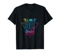Musica Disco Anni '80 Maglietta
