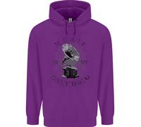 Musica È La Mia Unica Droga Divertente DJ Vinyl Decks Felpa Uomo