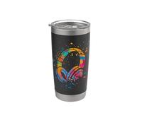 Musica EDM Con Cuffie Splash Bicchiere termico in acciaio inox doppia parete