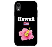Musica hawaiana ibisco fiore chitarra Hawaii bandiera souvenir Custodia per iPhone XR
