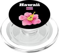 Musica hawaiana ibisco fiore chitarra Hawaii bandiera souvenir PopSockets PopGrip per MagSafe