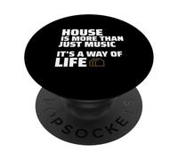 Musica House Funky Soulful PopSockets PopGrip Adesivo