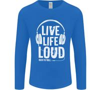 Musica Live Life Loud Rock N Rotolo Chitarra Uomo Maniche