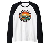 Musica Matematica con Sentimenti Retro Tramonto Note Maglia con Maniche Raglan