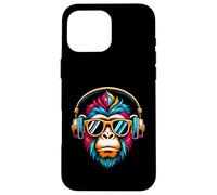Musica Monkey DJ Custodia per iPhone 16 Pro Max