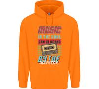 Musica Nel Soul Sentito Parlare By The Universo Bambini Felpa con Cappuccio