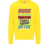 Musica Nel Soul Sentito Parlare By The Universo Bambini Felpa Maglione